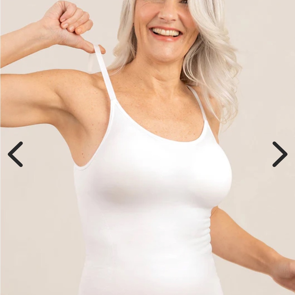Shapermint White Cami Top Size Large